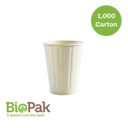 8oz (80mm) Double Wall BioCup - White 