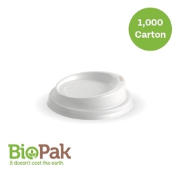 8-20oz (90mm) PS Large Lid - White