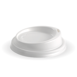 BioPak 8-20oz (90mm) PS Large Lid - White