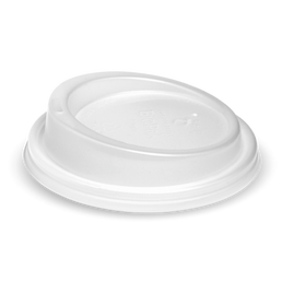 BioPak 8-20oz (90mm) PLA Large Lid - White 