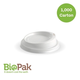 6-12oz (80mm) PS Small Lid - White 