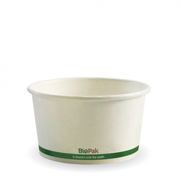 Biopak 12oz BioBowl - White 