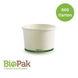 16oz BioBowl - White 115x78mm