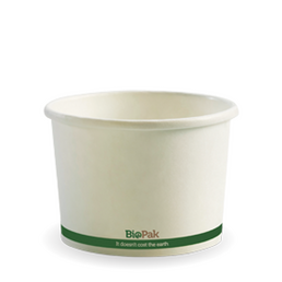 BioBowl 8oz- White 1000/Carton