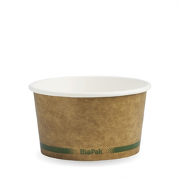 Biopak 12oz BioBowl - Kraft 