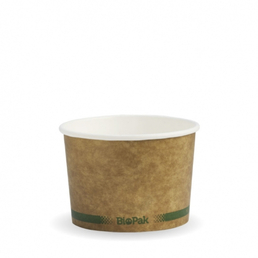 Biopak 16oz BioBowl - Kraft 