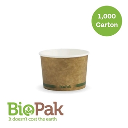 250ml/8oz BioBowl - Kraft 90x63mm