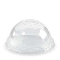 Biopak 300-700ml Clear Dome Lid (X Slot) 
