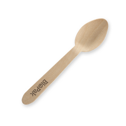 10cm Wooden Teaspoon 100Pk