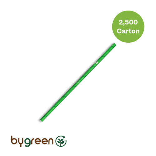 Regular Bio Straw- Green (6mm x 197mm)