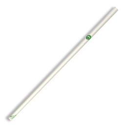 6mm Regular Bio Straw White 2500/Carton
