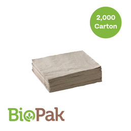 2Ply 1/4 Fold Cocktail Napkin- Kraft