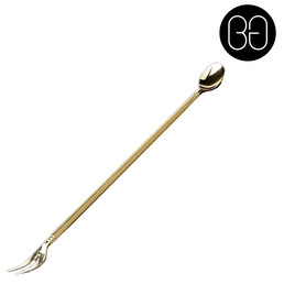 Bar Spoon Serpent 30cm Gold