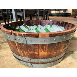 Wine Barrel Ice Bucket Party Tub 
