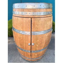Wine Barrel Entertaining with Cupboard 2 Door