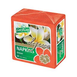 Napkins Dinner Red Elegance Box 500