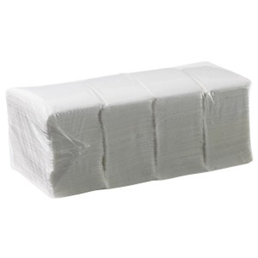 Caprice 1Ply White 1/8 Napkin 3000/Carton