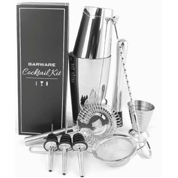 The Complete at Home Bar Kit Stainless Steel