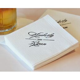 Custom Printed Napkins - Cocktail, Luncheon, Dinner