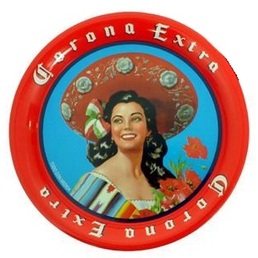 Corona Extra Coaster Red