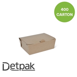 Small Takeaway Box Brown 125x95x49mm 