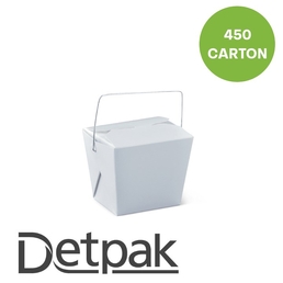 8oz Wire Handle Pail- White 62x46x65mm