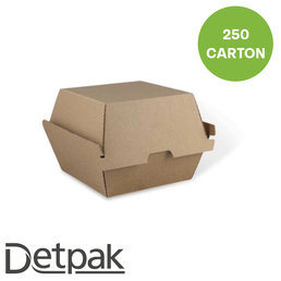 Burger Box Brown 105x102x83