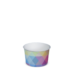 Detpak 3oz Ice Cream Gelato Bowl Glacier Design 