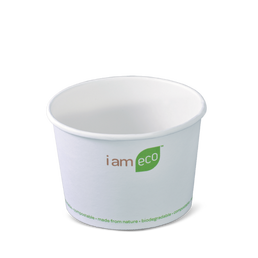 Detpak 16oz Paper Chip Cup Eco Bowl White