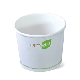 Detpak 24oz Paper Eco Chip Cup Bowl White 