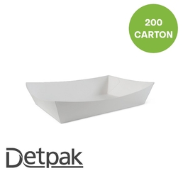 #6 Giant Food Tray-White 240x160x60mm