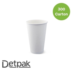16oz Combo (86mm) Single Wall Coffee Cup- White 