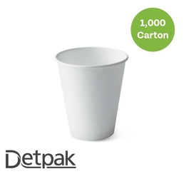 12oz Single Wall Hot Cup (89mm) - White 