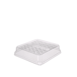 7inch 3-Compartment Taco Sugarcane Tray Lid - 300/Carton