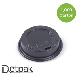 8/12/16oz (86mm) Combo Hot Cup Lid - Black 