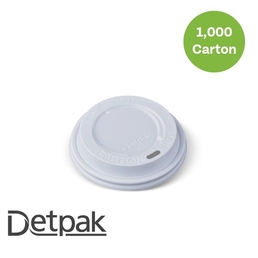 8oz (80mm) I am ECO Hot Cup Lid - White
