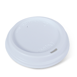 Detpak 12/16/20 oz Smooth Hot Cup Lid (89mm) - White