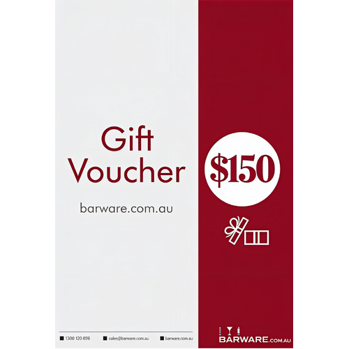 Barware Electronic Gift Voucher $150