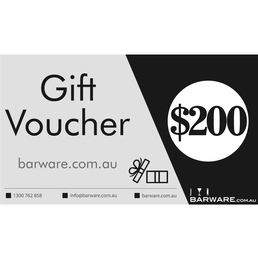 Barware Electronic Gift Voucher $200