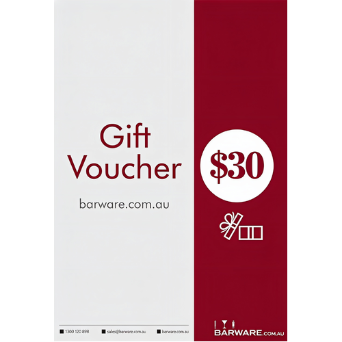 Barware Electronic Gift Voucher $30