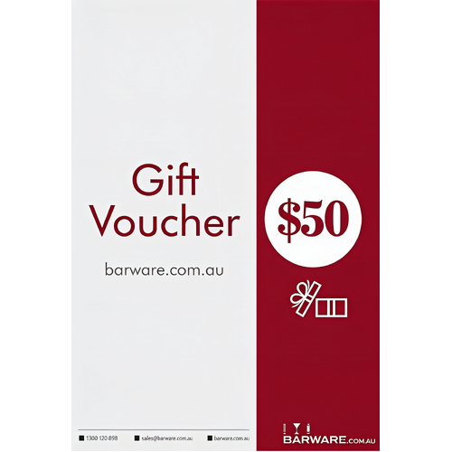 Barware Electronic Gift Voucher $50
