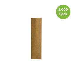 Cutlery Pouch Kraft Brown (185x50mm) - 1000Pk