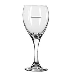 Wine Glass Teardrop 251ml with Pour Line