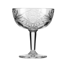Champagne Glass Coupe Vintage Hobstar 250ml