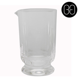 Patterned Mixing Glass Footed Base 650ml