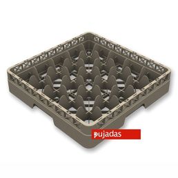 Glass Basket Rack 25 Capacity 500 x 500mm