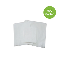2 Long Lined Greaseproof Bag- White (174x240)