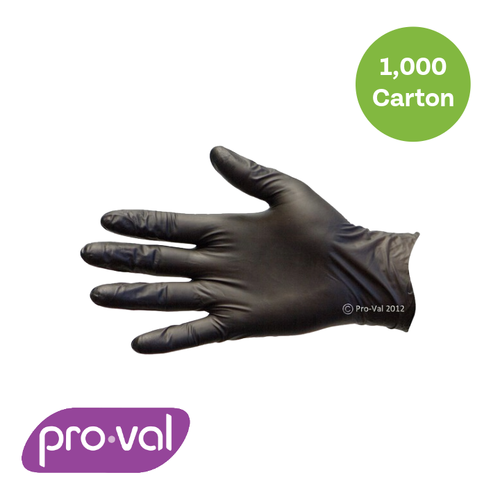 Duo Black Nitrile Gloves XL -1000/CTN