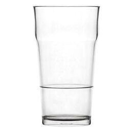 Pint Nonic 540ml Polycarbonate Plastic Nucleated