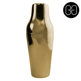 Cocktail Shaker Parisian 2 Piece Gold 630ml